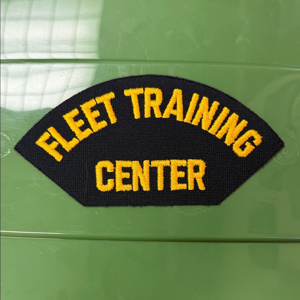 Fleet Training Center embroidered naval Patch